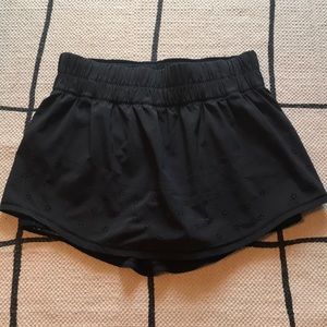 Lululemon run skort lasers cut